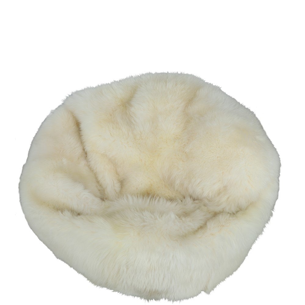 Ashwood Sheepskin Longwool Bean Bag Natural - Fenland Sheepskin