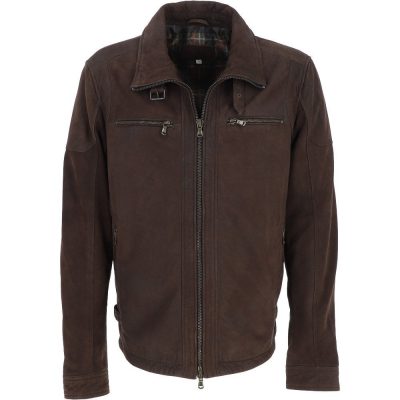 Fenland Mens Nubuck Leather Jacket: Holt