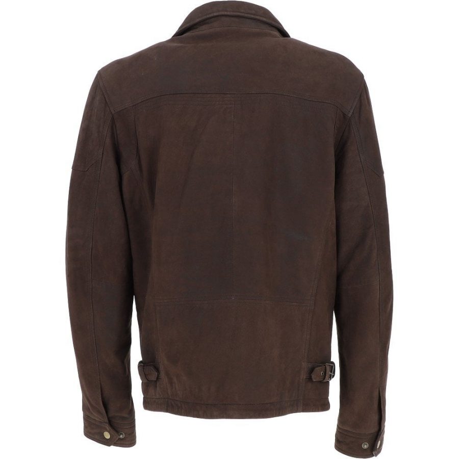 Holt suede biker discount jacket