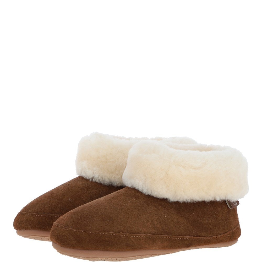 Lambland Men's Premium Suede and Wool Hard Sole Moccasin Slippers | Buy  Britain